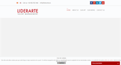 Desktop Screenshot of liderarte.org